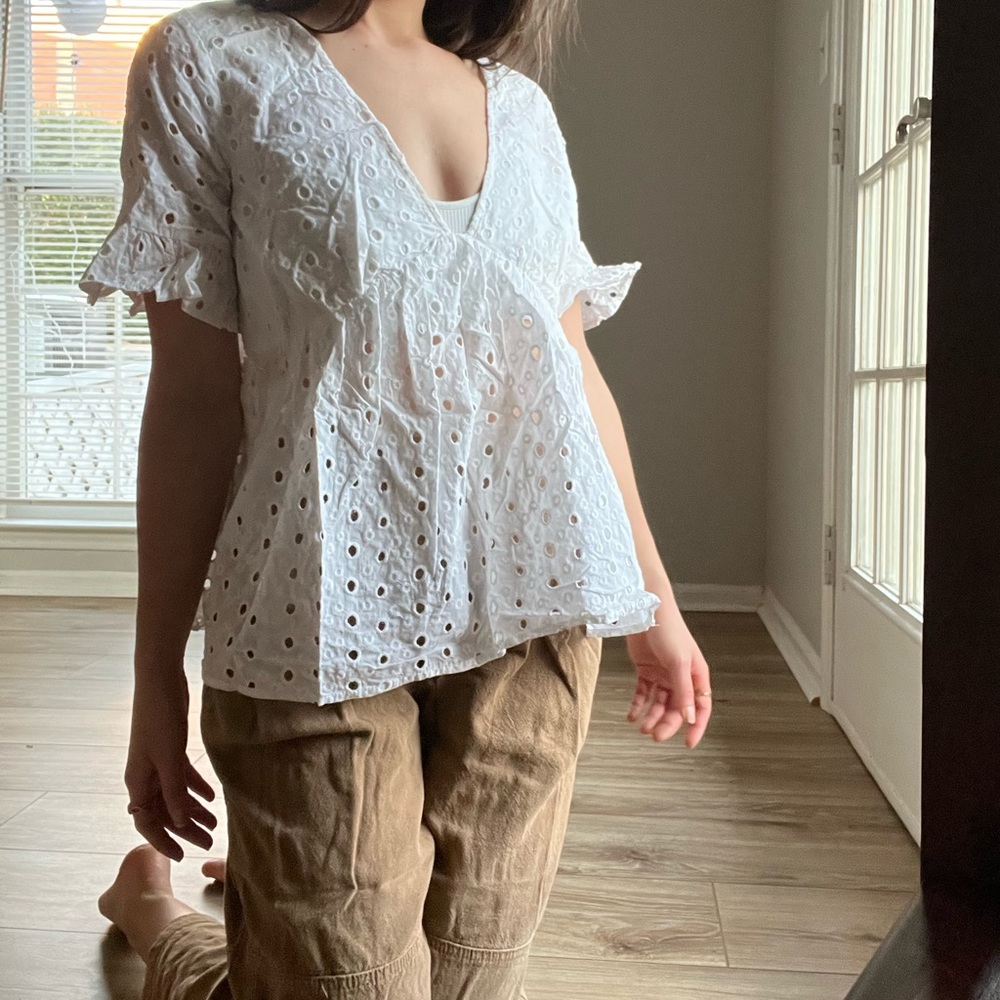 ASOS Eyelet Lace Top